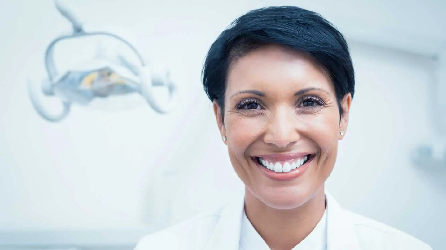 Dentist Smiling Confidently